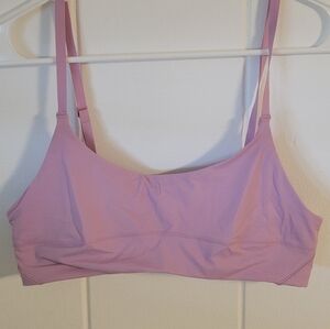 Everlane Renew The Scoop Bikini Top in Light Lavender